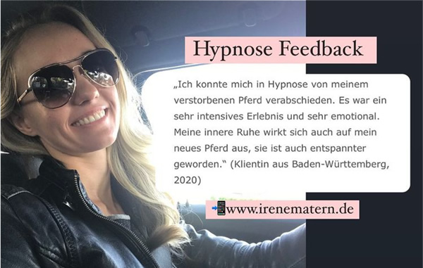 Hypnose Feedback Tieverabschiedung für 76530 Baden-Baden