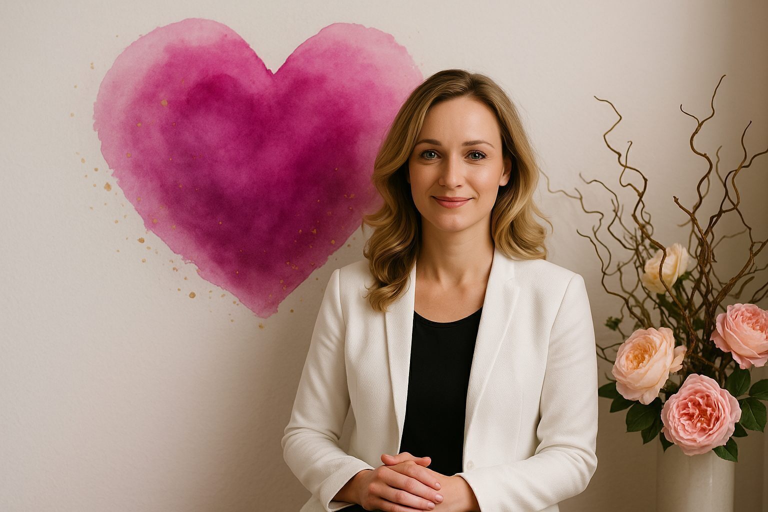 Herzdiamant Coaching Professionelles ergebnisfoto zum Team und Kompetenz